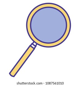 magnifying glass search analysis find image