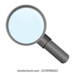 Magnifying glass. search concept. vector illustration