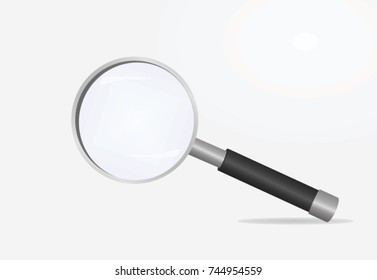 Magnifying glass. search concept. vector illustration