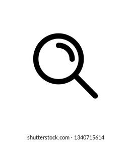 Magnifying glass, search icon