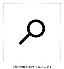 Magnifying glass or search icon