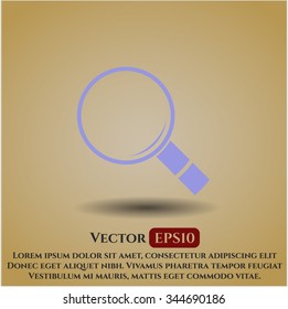 Magnifying glass, search icon