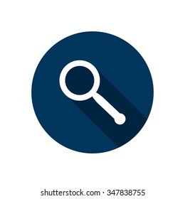 Magnifying glass. Search icon