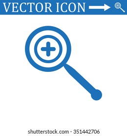 Magnifying glass. Search icon