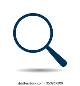 Magnifying glass. Search icon