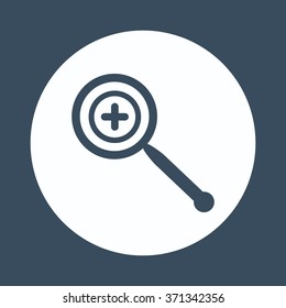 Magnifying glass. Search icon