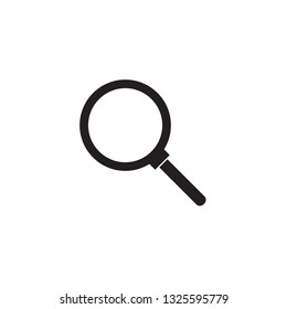 magnifying glass, search icon vector