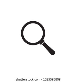 magnifying glass, search icon vector