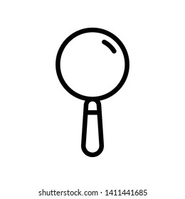 Magnifying Glass or Search Icon Vector Design Template