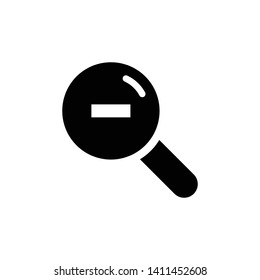 Magnifying Glass or Search Icon Vector Design Template
