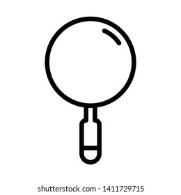 Magnifying Glass or Search Icon Vector Design Template