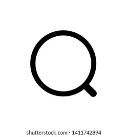 Magnifying Glass or Search Icon Vector Design Template
