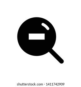 Magnifying Glass or Search Icon Vector Design Template