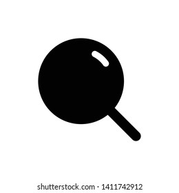 Magnifying Glass or Search Icon Vector Design Template