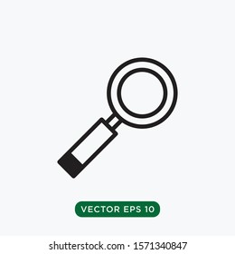Magnifying Glass or Search Icon Vector EPS10