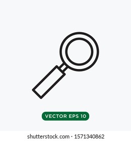 Magnifying Glass or Search Icon Vector EPS10