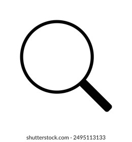 Lupa, icono de búsqueda Vector 