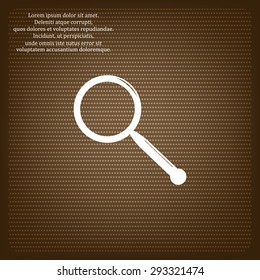 Magnifying glass. Search. icon. vector design