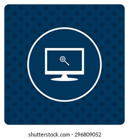 Magnifying glass. Search. icon. vector design
