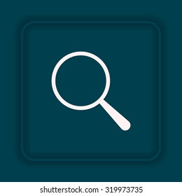 Magnifying glass. Search. icon. vector design