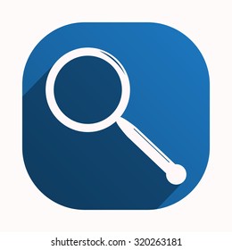 Magnifying glass. Search. icon. vector design