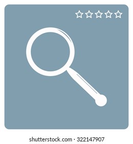 Magnifying glass. Search. icon. vector design