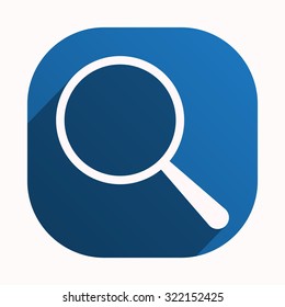 Magnifying glass. Search. icon. vector design