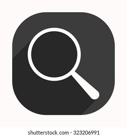 Magnifying glass. Search. icon. vector design