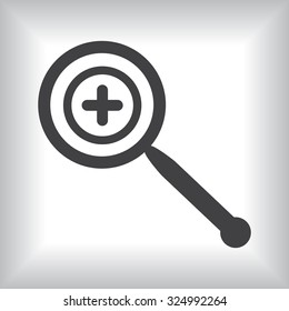 Magnifying glass. Search. icon. vector design