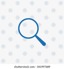 Magnifying glass. Search. icon. vector design