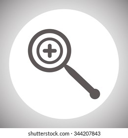 Magnifying glass. Search. icon. vector design