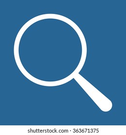 Magnifying glass. Search icon, vector illustration. Modern design. Flat design style