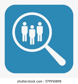 Magnifying glass. Search. icon. vector design
