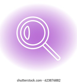 Magnifying glass. Search Icon. Vector illustration.