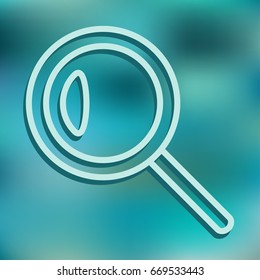 Magnifying glass. Search Icon. Vector illustration.