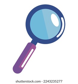 magnifying glass search isolated icon