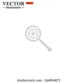 Magnifying glass. Search. new icon. vector design
