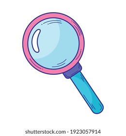 magnifying glass search tool icon vector illustration design