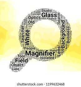 Magnifying glass searcher icon