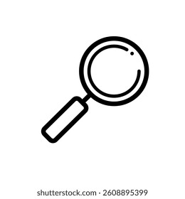 magnifying glass - simple vector icon