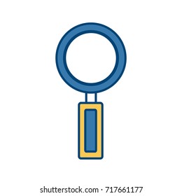 Magnifying glass symbol