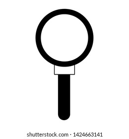 Magnifying glass symbol isolated vector illustration graphic design