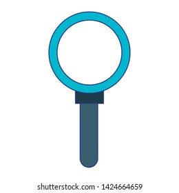 Magnifying glass symbol isolated vector illustration graphic design