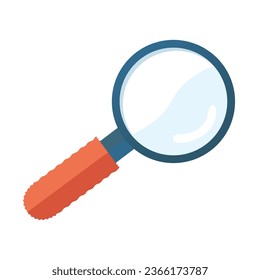 magnifying glass symbol. Isolated vector illustration eps 10