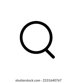 Magnifying Glass Symbol for Search, Exploration, and Investigation