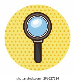 magnifying glass theme elements