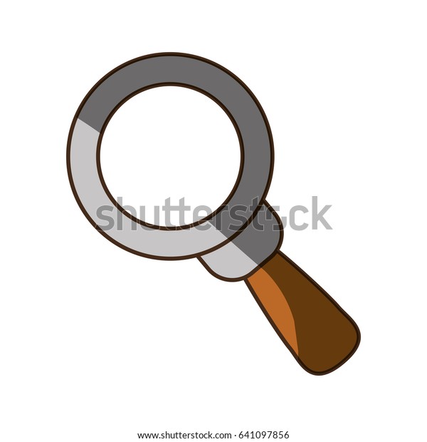 Magnifying Glass Tool Stock Vector (Royalty Free) 641097856 Shutterstock