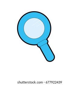 magnifying glass tool to explore