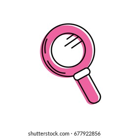 magnifying glass tool to explore