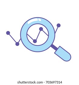 magnifying glass tool and search symbol